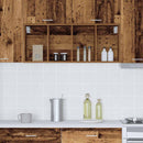 vidaXL Függő szekrény tárolóval Öreg fa 40 x 29,5 x 100 cm Faanyag