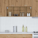 vidaXL Függő szekrény Artisan tölgy 40 x 29,5 x 100 cm Faanyag