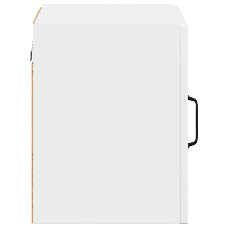 vidaXL Fali konyhaszekrény ajtóval 2 pcs Fehér 40 x 31 x 40 cm Faanyag