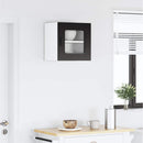 vidaXL Mosogatógép panel Kalmar Fekete 40 x 31 x 40 cm Faanyag