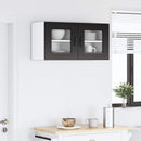 vidaXL Mosogatógép panel Kalmar 2 pcs Fekete 40 x 31 x 40 cm Faanyag