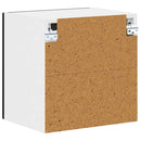 vidaXL Fali konyhaszekrény 2 pcs Fekete 40 x 31 x 40 cm Faanyag