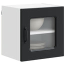 vidaXL Mosogatógép panel Kalmar 2 pcs Fekete 40 x 31 x 40 cm Faanyag