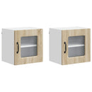 vidaXL Mosogatógép panel Kalmar 2 pcs Sonoma tölgy 40 x 31 x 40 cm