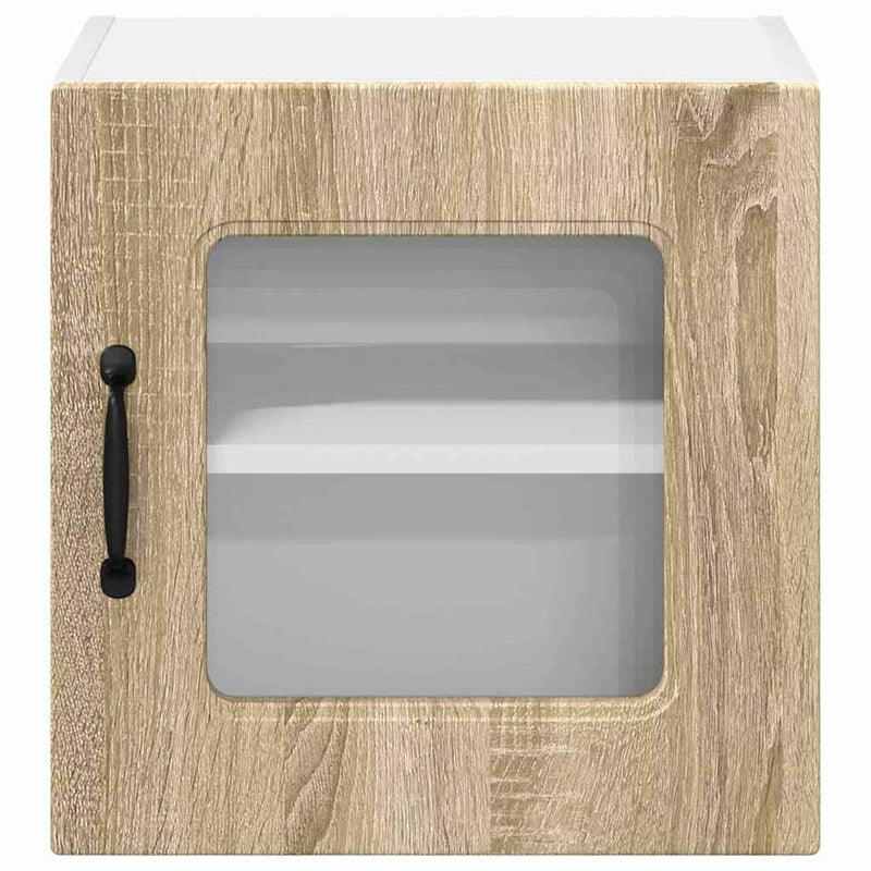 vidaXL Fali konyhaszekrény 2 pcs Sonoma tölgy 40 x 31 x 40 cm Faanyag