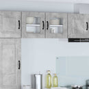 vidaXL Mosogatógép panel Kalmar Beton Szürke 40 x 31 x 40 cm Faanyag