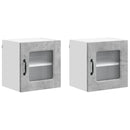 vidaXL Mosogatógép panel Kalmar 2 pcs Beton Szürke 40 x 31 x 40 cm