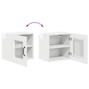 vidaXL Mosogatógép panel Kalmar Magas Fényű Fehér 40 x 31 x 40 cm