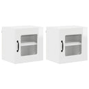 vidaXL Mosogatógép panel Kalmar 2 pcs Magas Fényű Fehér