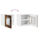 vidaXL Mosogatógép panel Kalmar Füstölt tölgy 40 x 31 x 40 cm Faanyag