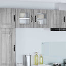 vidaXL Mosogatógép panel Kalmar Szürke Sonoma 40 x 31 x 40 cm Faanyag