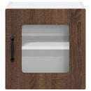 vidaXL Fali konyhaszekrény ajtóval Barna Tölgy 40 x 31 x 40 cm Faanyag