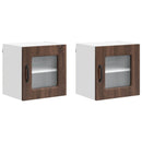 vidaXL Mosogatógép panel Kalmar 2 pcs Barna Tölgy 40 x 31 x 40 cm