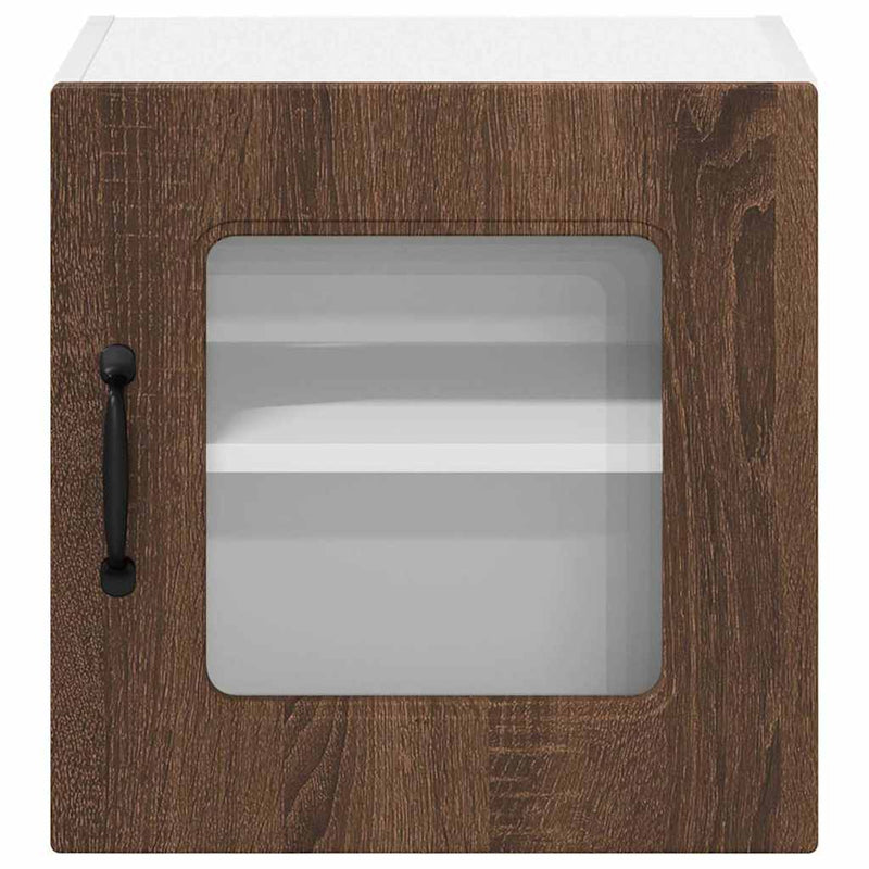 vidaXL Fali konyhaszekrény 2 pcs Barna Tölgy 40 x 31 x 40 cm Faanyag