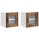 vidaXL Mosogatógép panel Kalmar 2 pcs Öreg fa 40 x 31 x 40 cm Faanyag