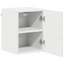vidaXL Fali konyhaszekrény ajtóval 2 pcs Fehér 30 x 31 x 40 cm Faanyag