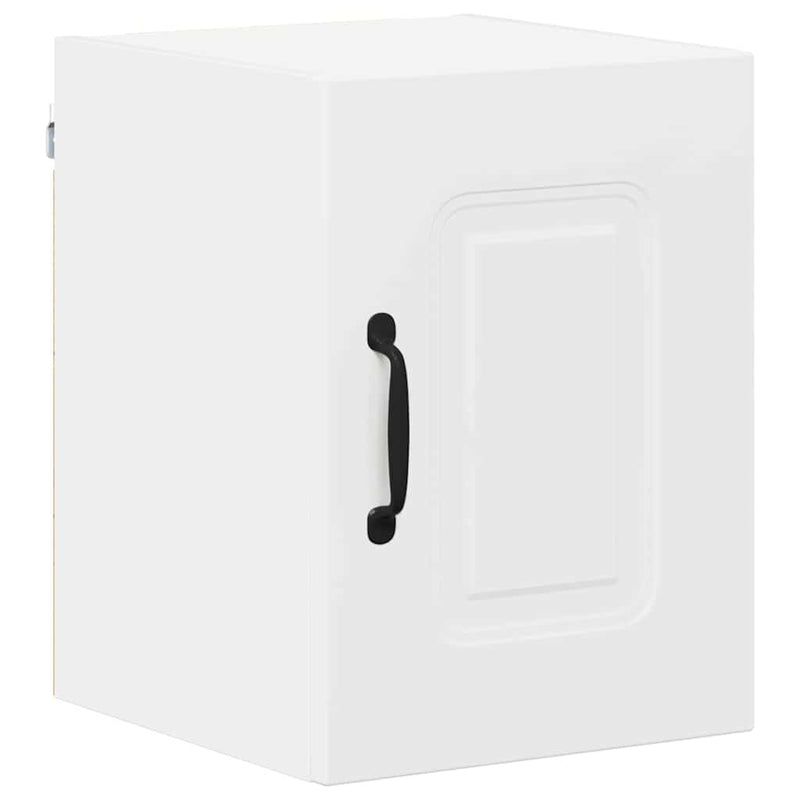 vidaXL Fali konyhaszekrény ajtóval 2 pcs Fehér 30 x 31 x 40 cm Faanyag