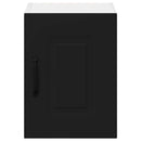 vidaXL Fali konyhaszekrény 2 pcs Fekete 30 x 31 x 40 cm Faanyag