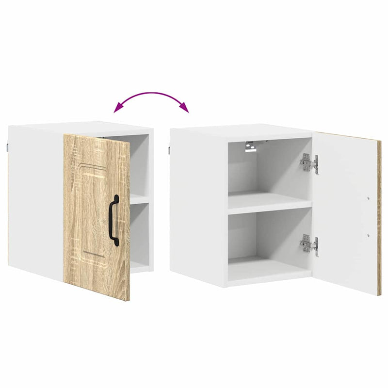 vidaXL Fali konyhaszekrény Sonoma tölgy 30 x 31 x 40 cm Faanyag