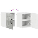 vidaXL Fali konyhaszekrény Beton Szürke 30 x 31 x 40 cm Faanyag