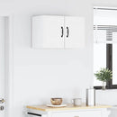 vidaXL Fali konyhaszekrény 2 pcs Magas Fényű Fehér 30 x 31 x 40 cm