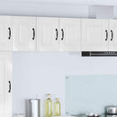vidaXL Mosogatógép panel Kalmar 2 pcs Magas Fényű Fehér
