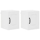 vidaXL Fali konyhaszekrény 2 pcs Magas Fényű Fehér 30 x 31 x 40 cm