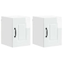 vidaXL Mosogatógép panel Kalmar 2 pcs Magas Fényű Fehér