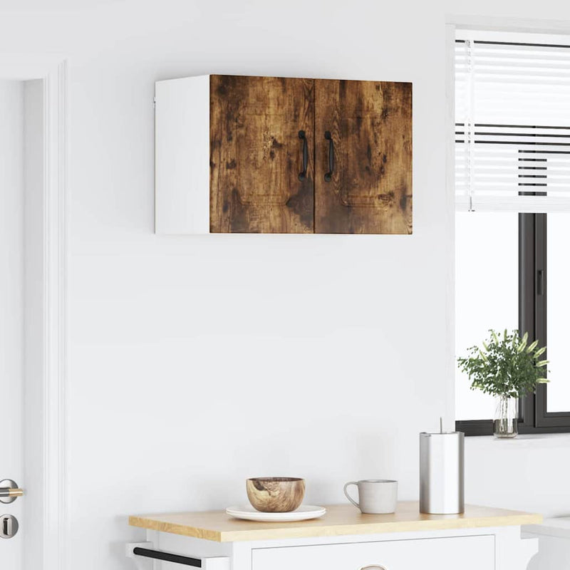 vidaXL Fali konyhaszekrény 2 pcs Füstölt tölgy 30 x 31 x 40 cm Faanyag