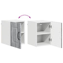 vidaXL Mosogatógép panel Kalmar Szürke Sonoma 30 x 31 x 40 cm Faanyag