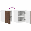 vidaXL Fali konyhaszekrény ajtóval Barna Tölgy 30 x 31 x 40 cm Faanyag