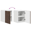 vidaXL Mosogatógép panel Kalmar Barna Tölgy 30 x 31 x 40 cm Faanyag