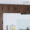 vidaXL Mosogatógép panel Kalmar 2 pcs Barna Tölgy 30 x 31 x 40 cm