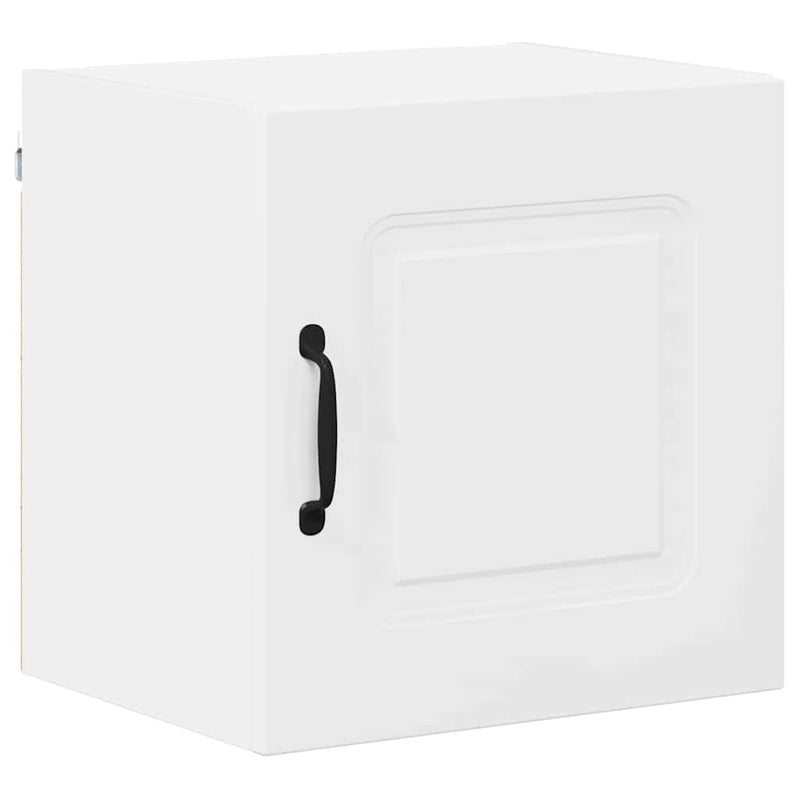 vidaXL Fali konyhaszekrény ajtóval 2 pcs Fehér 40 x 31 x 40 cm Faanyag