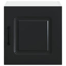 vidaXL Mosogatógép panel Kalmar Fekete 40 x 31 x 40 cm Faanyag