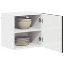 vidaXL Mosogatógép panel Kalmar Fekete 40 x 31 x 40 cm Faanyag