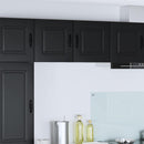 vidaXL Mosogatógép panel Kalmar 2 pcs Fekete 40 x 31 x 40 cm Faanyag