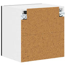 vidaXL Fali konyhaszekrény 2 pcs Fekete 40 x 31 x 40 cm Faanyag