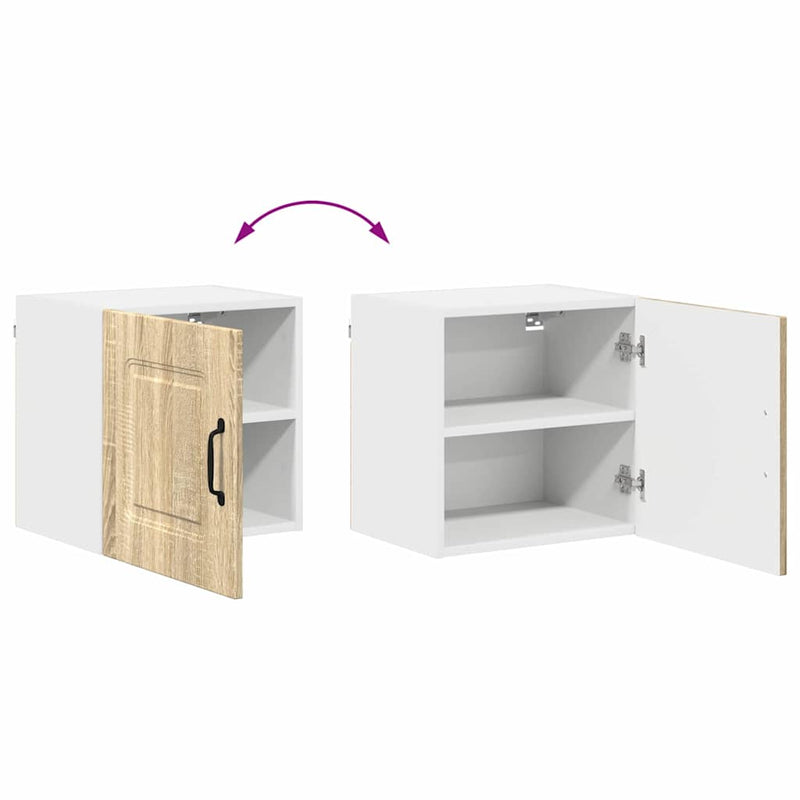 vidaXL Fali konyhaszekrény Sonoma tölgy 40 x 31 x 40 cm Faanyag