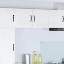 vidaXL Fali konyhaszekrény Magas Fényű Fehér 40 x 31 x 40 cm Faanyag