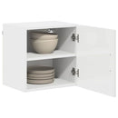 vidaXL Mosogatógép panel Kalmar Magas Fényű Fehér 40 x 31 x 40 cm