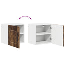 vidaXL Mosogatógép panel Kalmar Füstölt tölgy 40 x 31 x 40 cm Faanyag