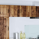 vidaXL Mosogatógép panel Kalmar Öreg fa 40 x 31 x 40 cm Szerelt Fa