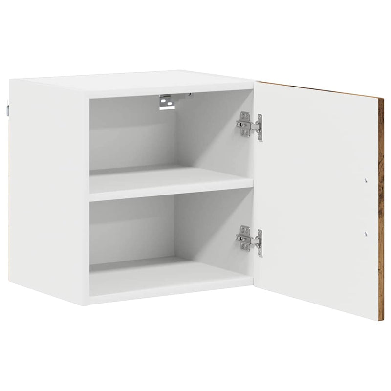 vidaXL Fali konyhaszekrény polcokkal Öreg fa 40 x 31 x 40 cm Faanyag