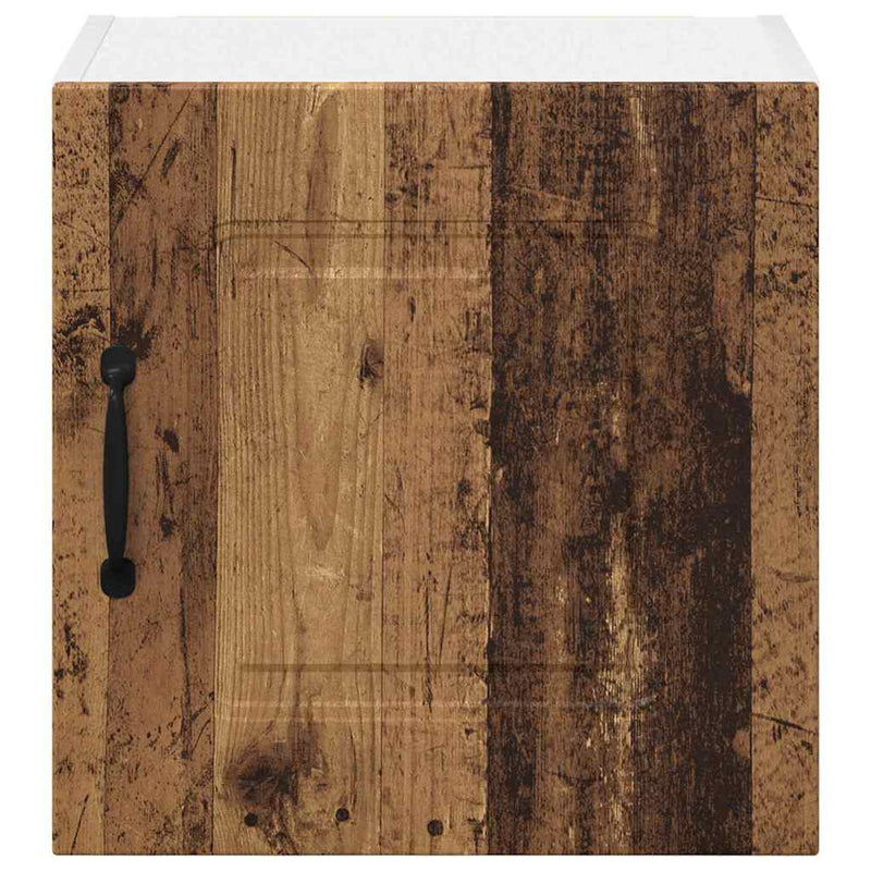 vidaXL Fali konyhaszekrény polcokkal Öreg fa 40 x 31 x 40 cm Faanyag
