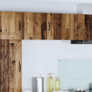 vidaXL Mosogatógép panel Kalmar 2 pcs Öreg fa 40 x 31 x 40 cm Faanyag