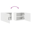 vidaXL Fali konyhaszekrény polcokkal Fehér 50 x 31 x 40 cm Faanyag