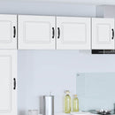 vidaXL Mosogatógép panel Kalmar 2 pcs Fehér 50 x 31 x 40 cm Faanyag