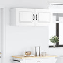 vidaXL Mosogatógép panel Kalmar 2 pcs Fehér 50 x 31 x 40 cm Faanyag