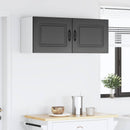 vidaXL Mosogatógép panel Kalmar 2 pcs Fekete 50 x 31 x 40 cm Faanyag